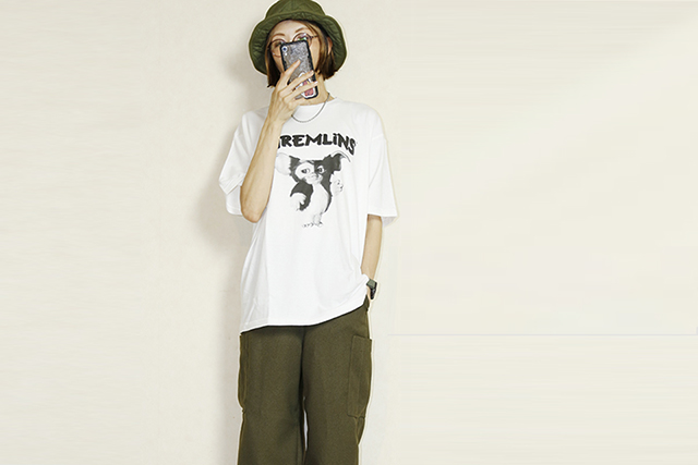 ギズモ tee 2422ssBT-GM2white